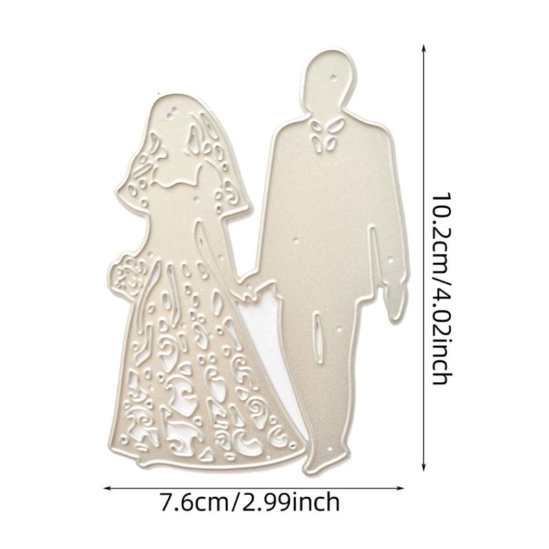 Wedding Themed Embossing Die Cuts Wedding Couple Embossing Cutting Dies
