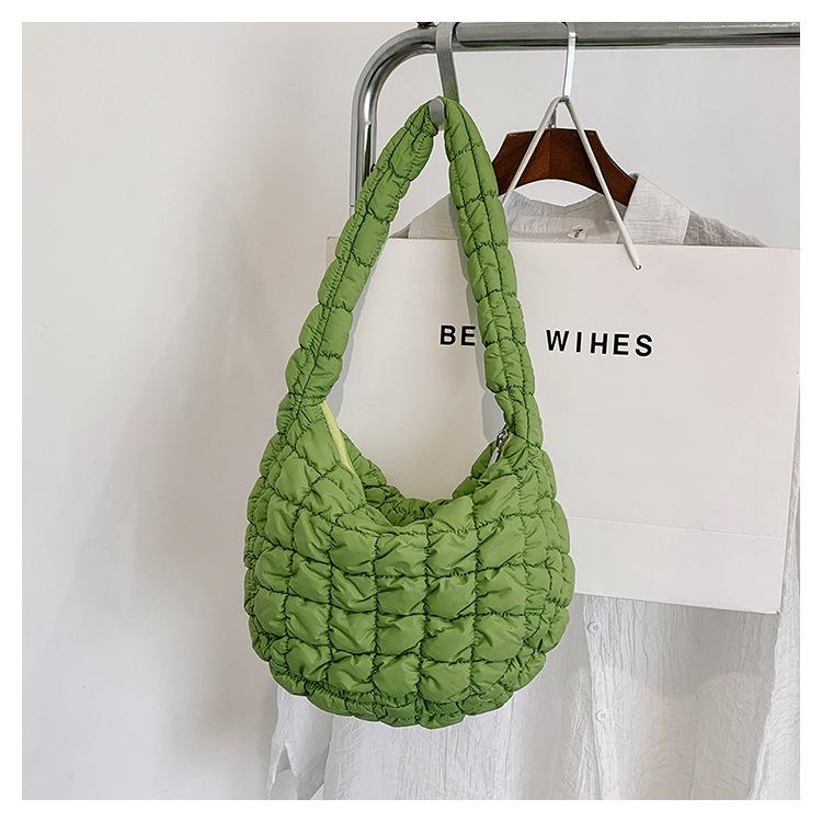 Wolken-Tasche Handheld Daune Große Kapazität Mode Mini Vielseitig Plissierte Unterarmtasche