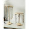 1pc Simple Style Round Natural Wood Jewelry Display Stand For Necklaces, Pendants, Bracelets & Jewelry Shop Window Display