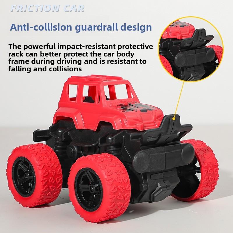 Graffiti Inertia Offroad Car Toy For Kids Boys Girls Durable Plastic Offroad Model Car For Outdoor Play