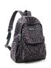Zaino retrò con stampa leopardata zaino grande capacità moda tendenza strada coreana zaino versatile zaino per studente di scuola media