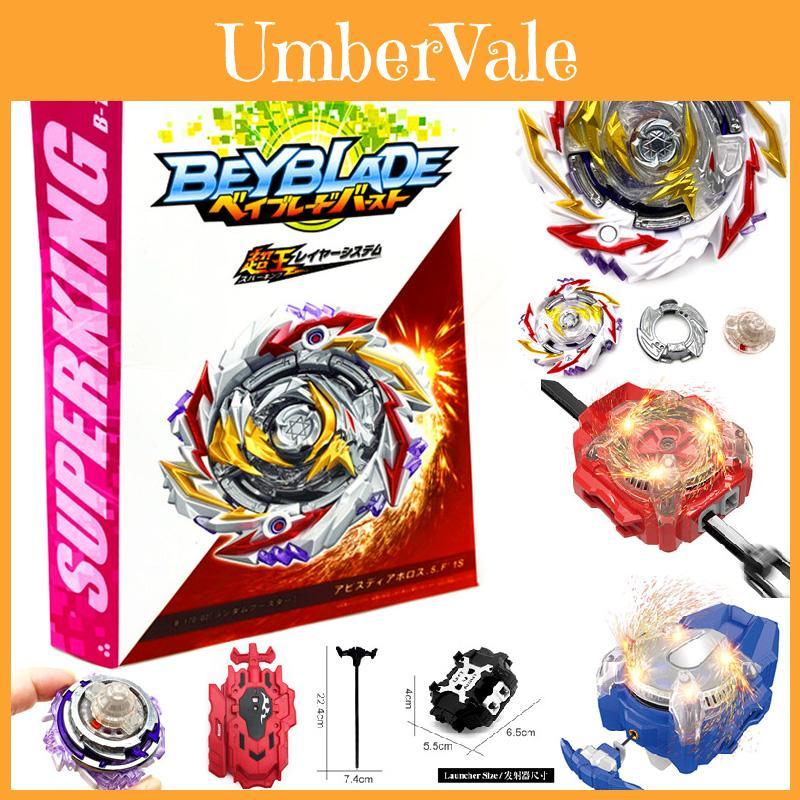 Superking Beyblade Burst B170 02 Abyss Diabolos 5 Fusion 1s Spark Launcher