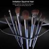 Gray Squirrel Hair Makeup Brush Set 8PCS with Storage Bag Gift Box Eyeshadow Loose Powder Application