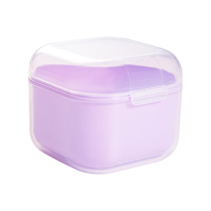 

Transparent Sterilized Tray for Manicure and Pedicure Tools Convenient Nail Drill Bits Cleaner for Salon or Home Use
