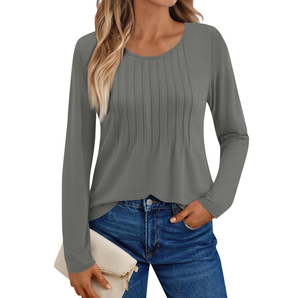 Women's Long Sleeve Shirts Graphic Tees Casual Basic Tops Pullovers
