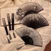 Chinese Folding Fan Wash Painting Traditional Decorative Hand Fans Classic Versatile Dancing Tassel Home Decoration Elegant New