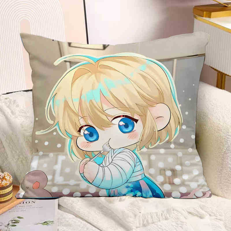 

Русалка пала Байчу Сяобай Ланьбо Анимация Периферийная подушка Подушка Подушка Прикроватная Софа Сидячая подушка linen-45x45cm double-sided [without pillow core]