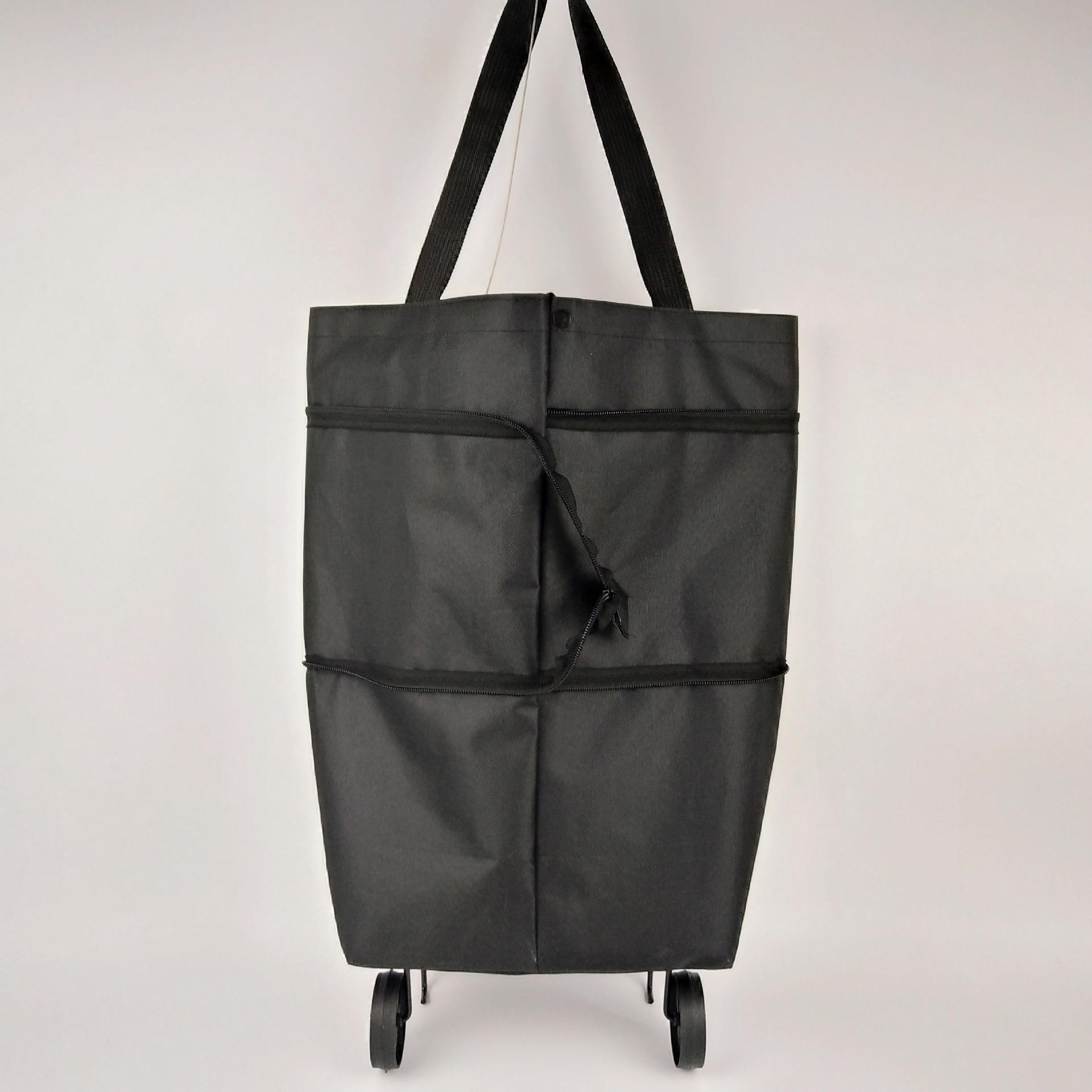 

Foldable Grocery Cart: Portable, Large-Capacity Women s Shopping Bag with Wheels