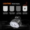 2PCS USB Rechargeable LED Bicycle Front Headlight Rear Tail Safety Light Kits Set