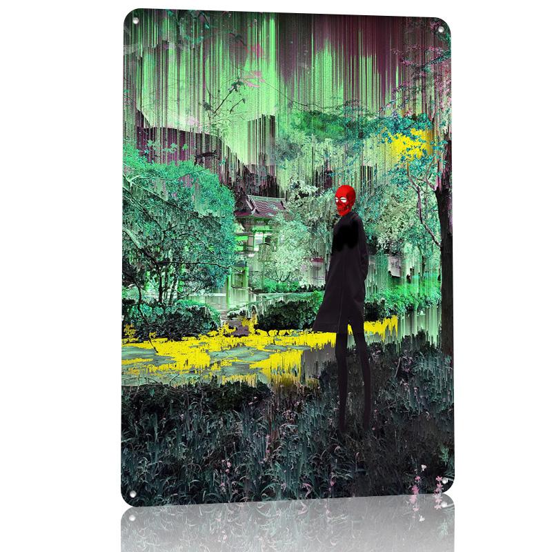 Personalized D Textured Metal Poster Wall Art Vintage Tin Signs for Luxury Decoration Home Decor Items Custom Plate House