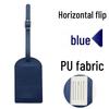 Available: Thickened PU Leather Luggage Tag - Horizontal/Vertical Flap with Pocket and Buckle, Includes Signature Paper.