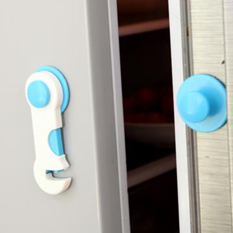 Kids Safety Door Lock Proof Cupboard Fridge Cabinet Prevent Clamp(1Pcs/5Pcs/10Pcs)
