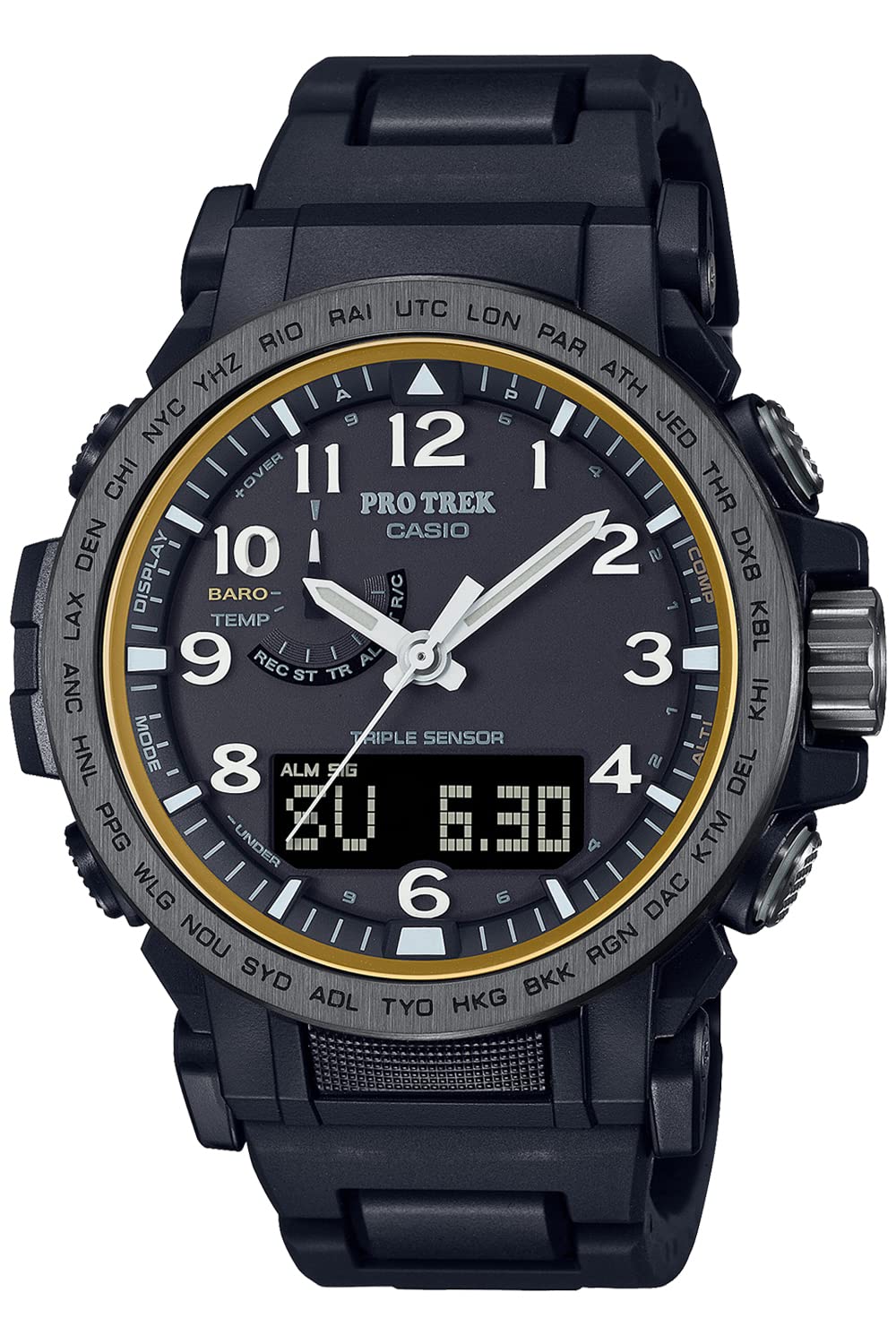 

[Casio] Годинник Protrek [] Climber Line Radio-controlled Solar Biomass Plastic PRW-51FC-1JF чоловічий чорний