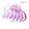 Super Grip Large Smudge-Ink Pumpkin Claw Hair Clip - 2025 New Style Women's Back-of-Head Shark Clip Accessory