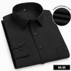 Men's Long Sleeve Shirt High-quality Fashion Casual Print Plaid Stripe Single Pocket Fit Business Formal Office Four Season Top