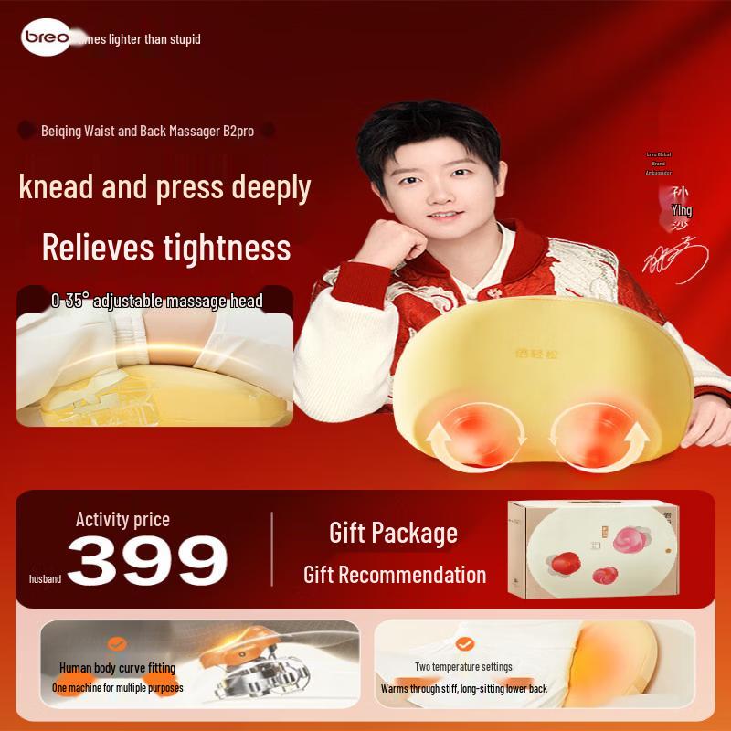 Breo B2 Pro Heated Waist Massager CN plug (adapter included)