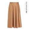 ELLASSAY Women's Mulberry Silk Pleated Midi Skirt