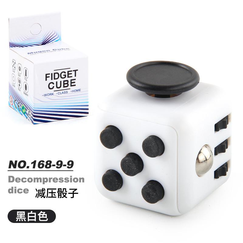 New And Strange Toys Decompression Rubik'S Cube, Vent Decompression Dice, Press 6-Sided Finger Rubik'S Cube, Source Factory