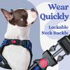 Model Dog rabbitgoo Dog Harness for Dogs Adjustable No Head Reflective Material for Nighttime Secure Cough Walking Senior Dog Care Easy to Put On and