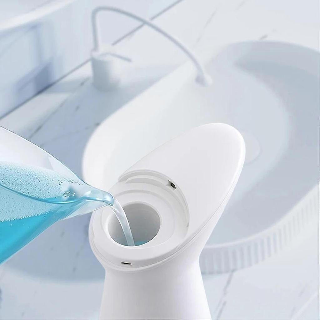 Automatic Sensor Hand Soap Dispenser, Smart Wash Handpiece, White, High Quality ABS, Waterproof for Bathroom