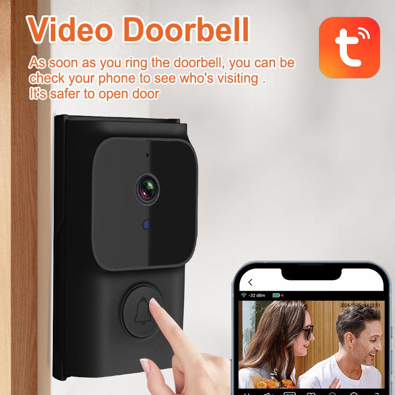 WiFi Smart Door Door Camera with 2 App Control Infrared Night Viewing Rechargble Video Intercom Door 2-Way for Vi