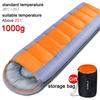 Outdoor Camping Sleeping Bag 1000g Cotton Warm Winter Sleeping Bag Waterproof Warm & Lightweight Design For Backpacking And Camp