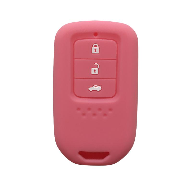 Silicone Key Case Holder for Honda SRV 2021 CR-V Civic 4d 2015 2016 2017 Inspire Key Cover 3Button Remote Smart Case for Keys