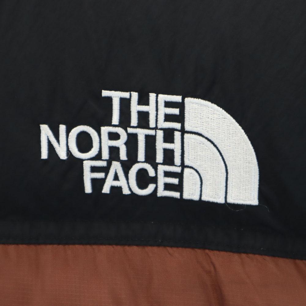 THE NORTH FACE ND92338 Nupsi Down vest L Brown etc Two-tone, outdoor Men's Used