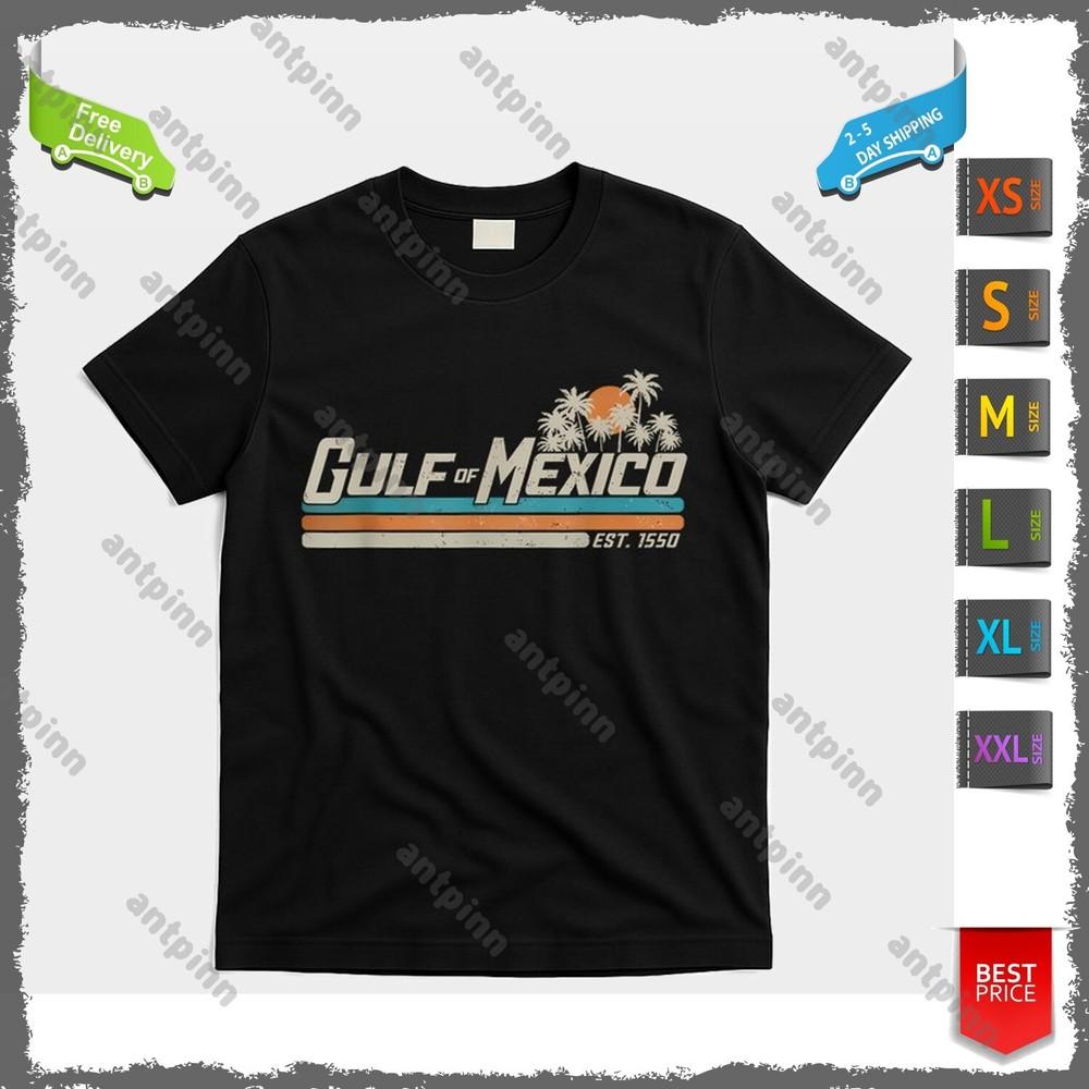 Vintage Gulf Of Mexico Since 1550 Retro Vintage Beach T-Shirt Unisex Unisex T-Shirt S