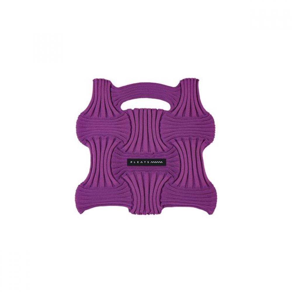 

Pleatsmama Mini Bow Bag Grape Purple Single option