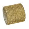 9m 24 Reihen Galvanik Kunststoff Künstliche Strass Band Mesh Hochzeit Kleidung DekorationGold