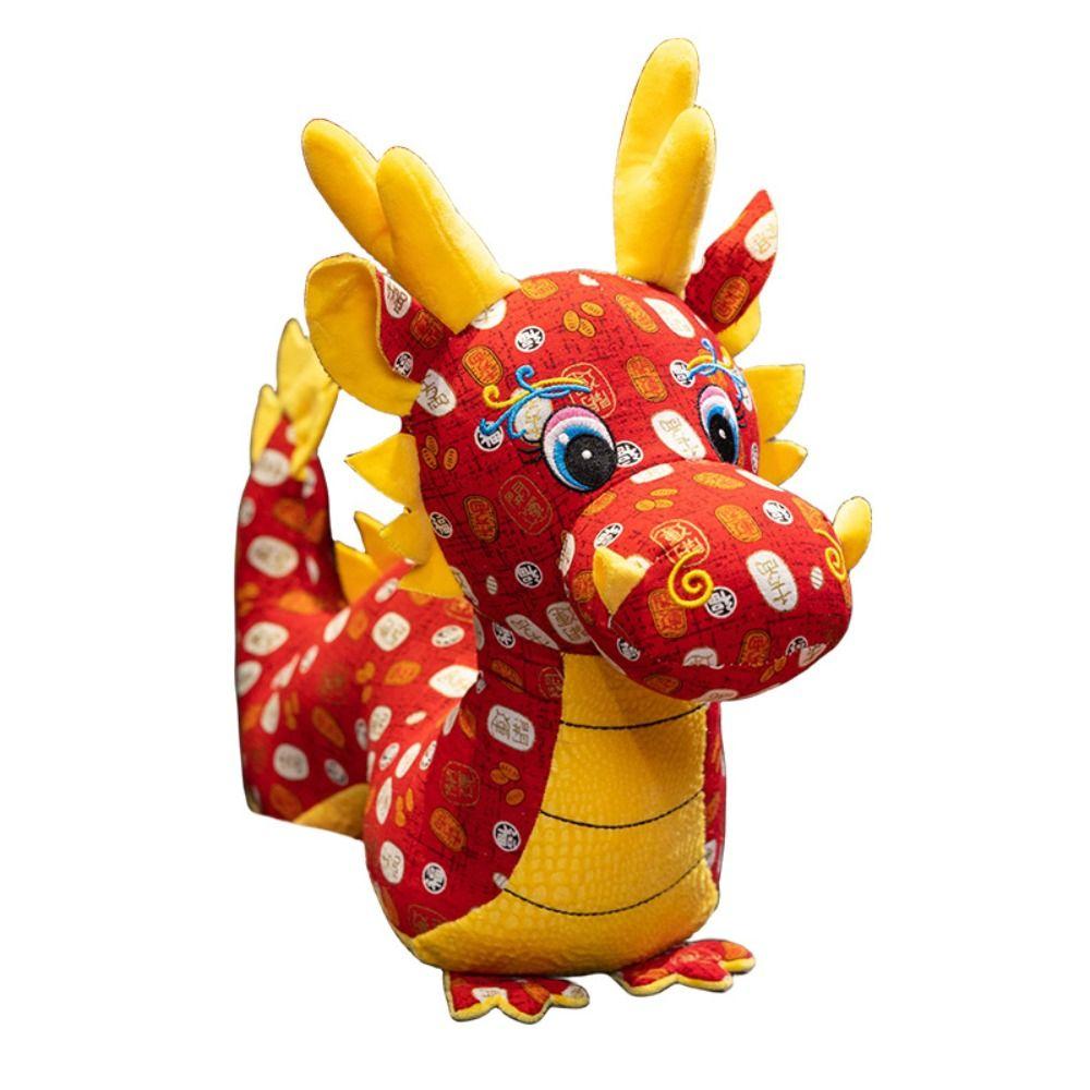 Unique Dragon Plush Doll Dragon Design Dragon Mascot Ornament Creative Dragon Plush Toy  Children
