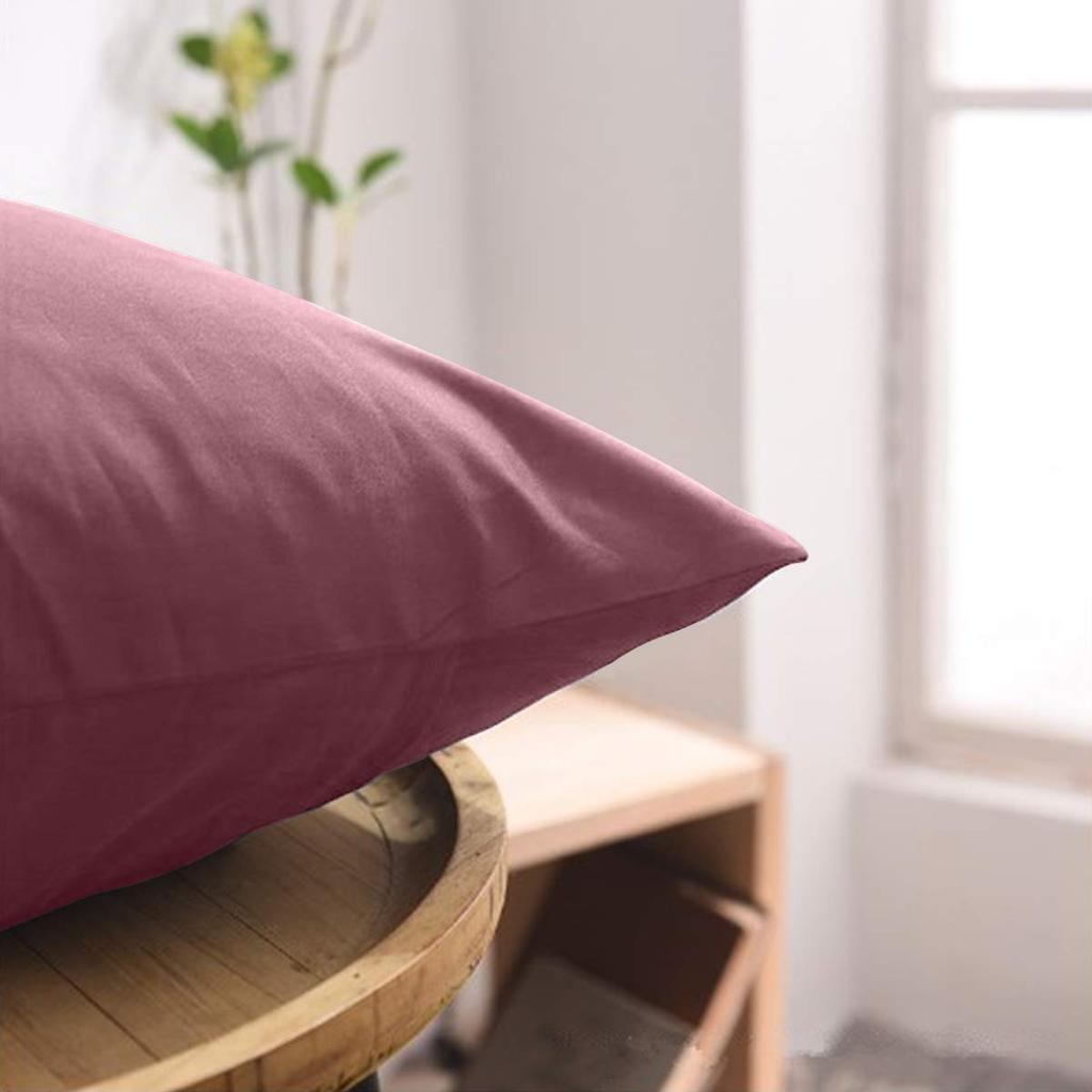 AYO Pillow High Quality All Sizes Pillow Hotel High Density Suitable for Cover, 100% Cotton, Case, Quality, (Bean Red, 4363cm Pillows)