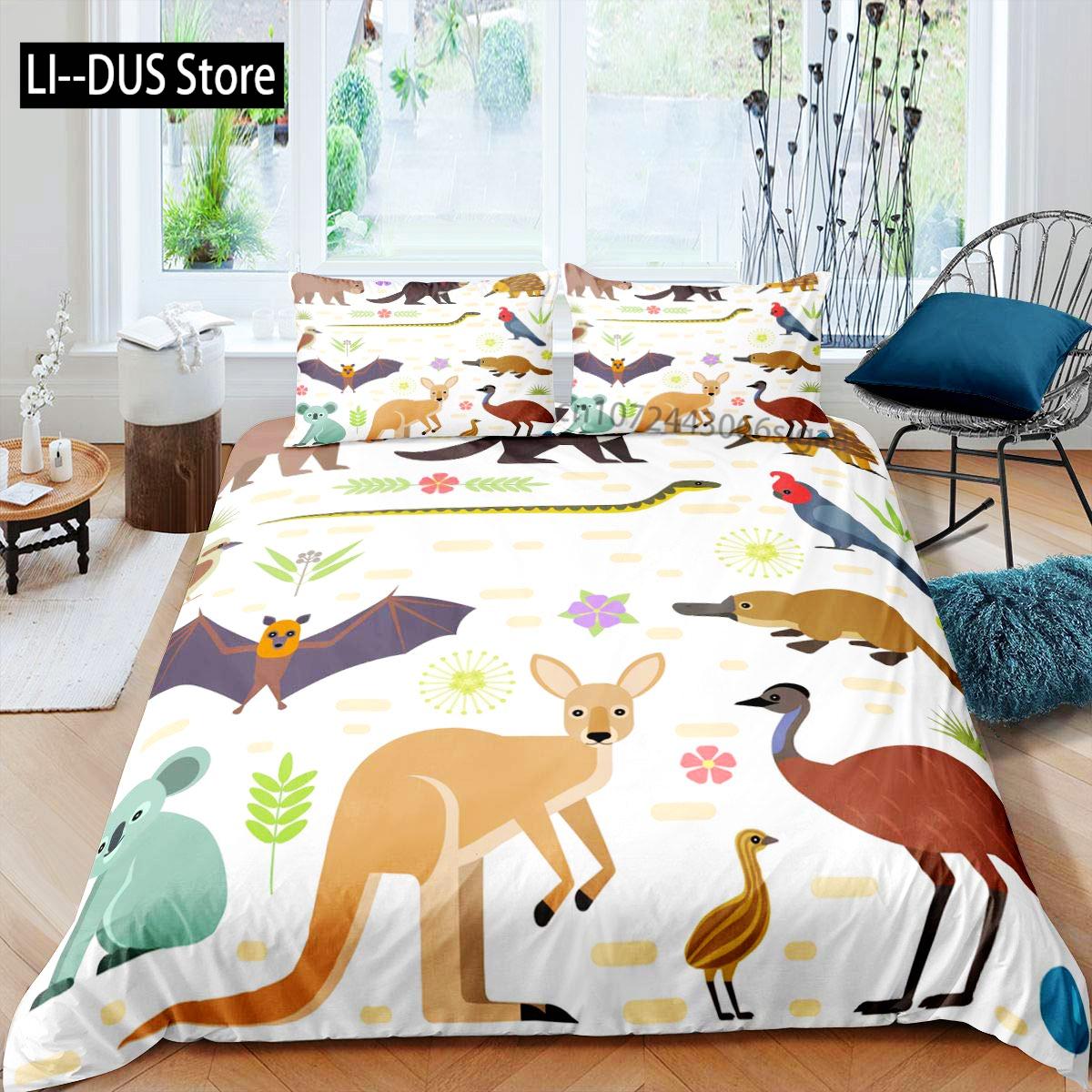 

Пододеяльник Кенгуру Полиэстер Бохо Черепаха Рыба Красочный Тай-Дай Покрывало Пейсли Животная Тема Комплект Постельного Белья Размер Квин Кинг EU single(135x200cm)