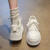 Casual Board Shoes Women's Height Increase 5 New Muffin Thick Soles 2025 Small CM Fashion Versatile Age-reducing White Shoes