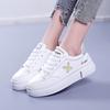 Small White Shoes Women's New Sports Casual Shoes Butterfly Embroidery Leather Students Spring Autumn Platform Shoes C1173