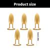 Adjustable Size Fashion Nail Rings Set of 5 Sturdy Alloy Materials Jewelry Accessory for Trendy Women Ladies Use