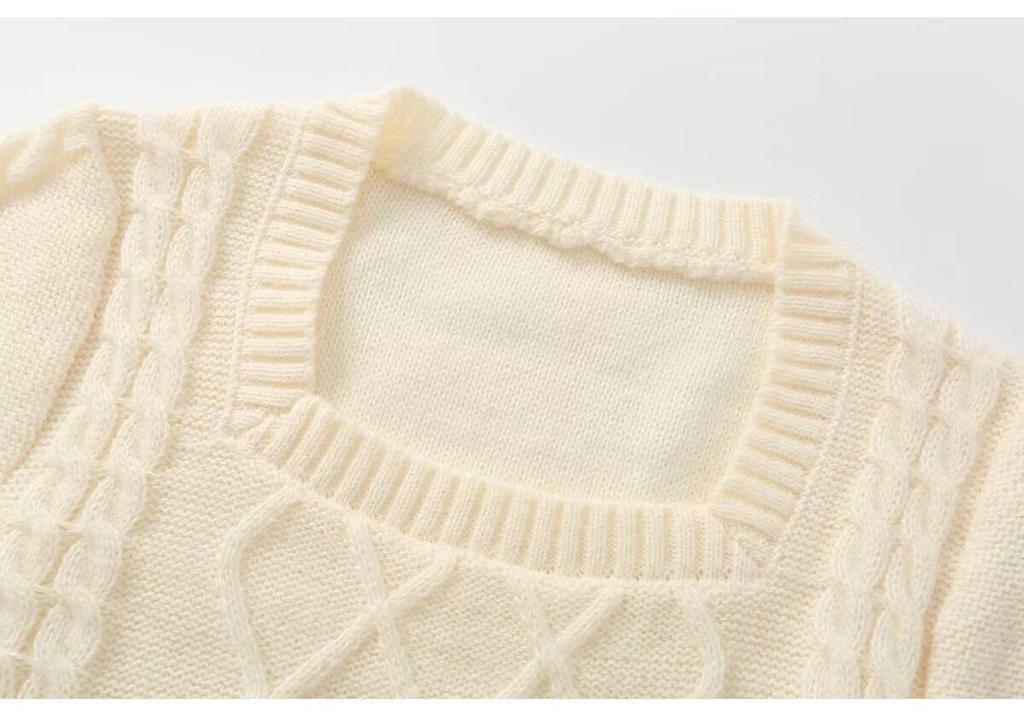 NSSF Women's Wool Knit Loose Cable Sweater - Autumn/Winter Collection