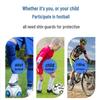 Professional Adult Shin Guards with Ankle Protection and Honeycomb Calf Inserts for Football, Kids Knee Pads Included