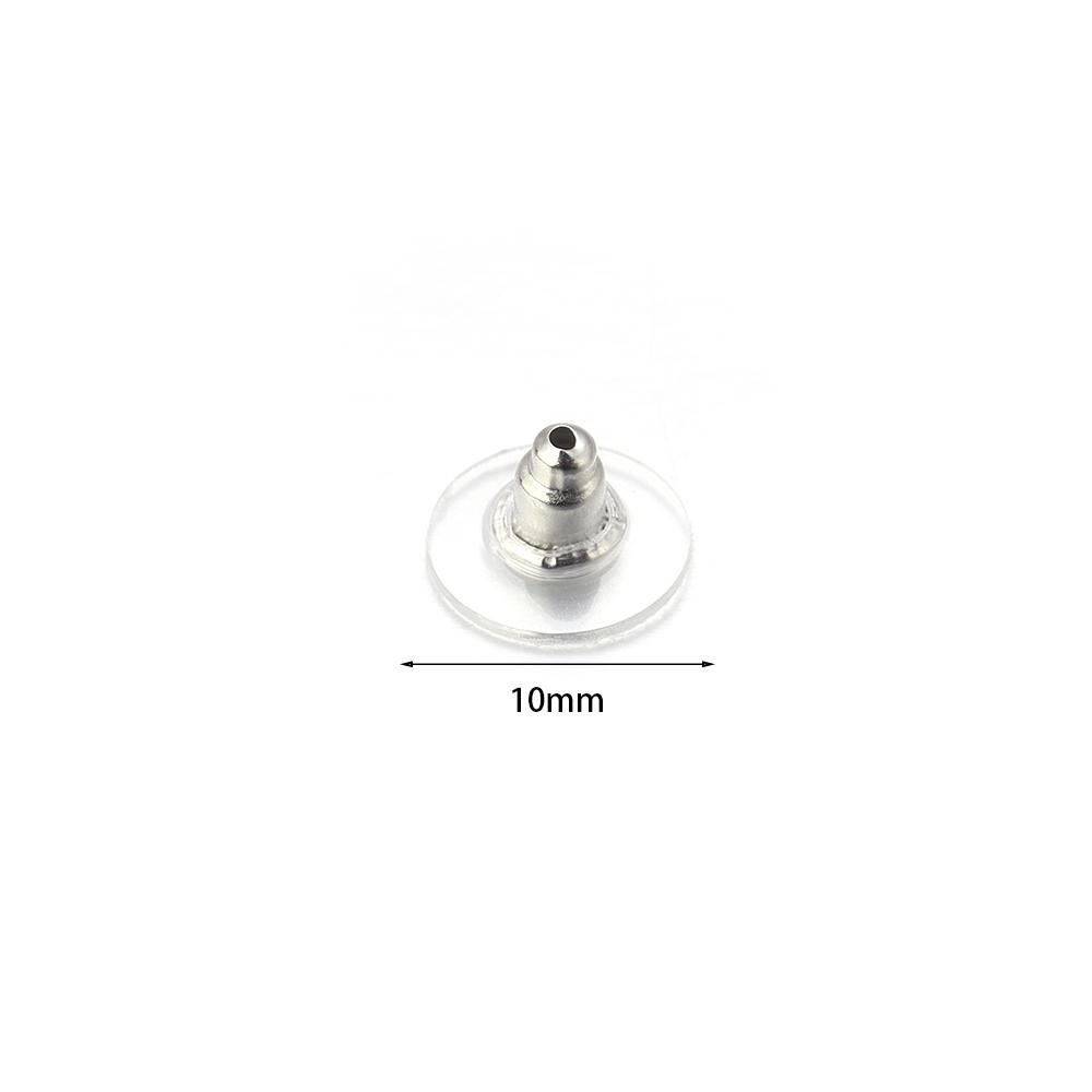 10mm Silicone Rubber Earring Backs Stopper For Stud Earring Back Supplies DIY  Earring Jewelry Making Accessories Wholesale
