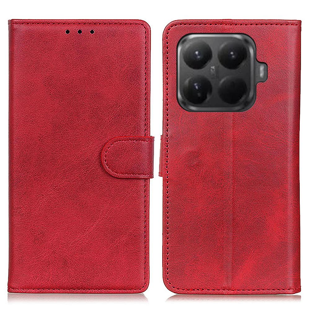 For Xiaomi 15T Pro Case Cowhide Texture Leather Wallet Stand Phone Cover