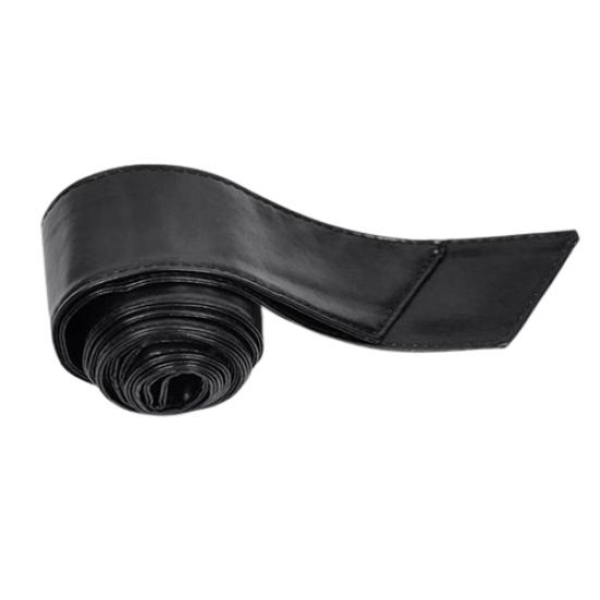 Women's Faux Leather Bowknot Wrap Corset Tie Cinch Waist Belt Band Waistband