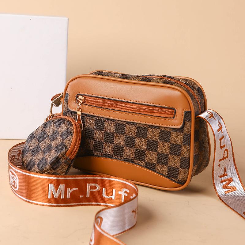 Fashionable Middle-aged Mom Bag, Versatile Single-shoulder Crossbody Bag, Large-capacity Square Bag