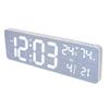 RGB Bluetooth Smart Wall Clock with Automatic Time Sync, Alarm, Temperature & Humidity Display, Perpetual Calendar, and Remote Control.