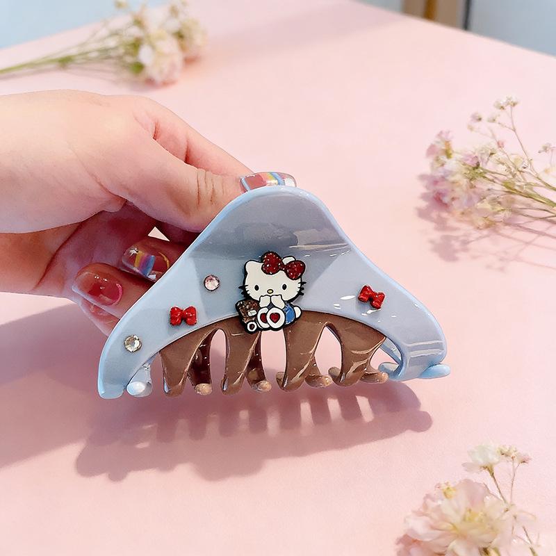 2025 Trendy Hello Kitty Medium Claw Clip - Cute, Elegant, Fashionable Hair Accessory