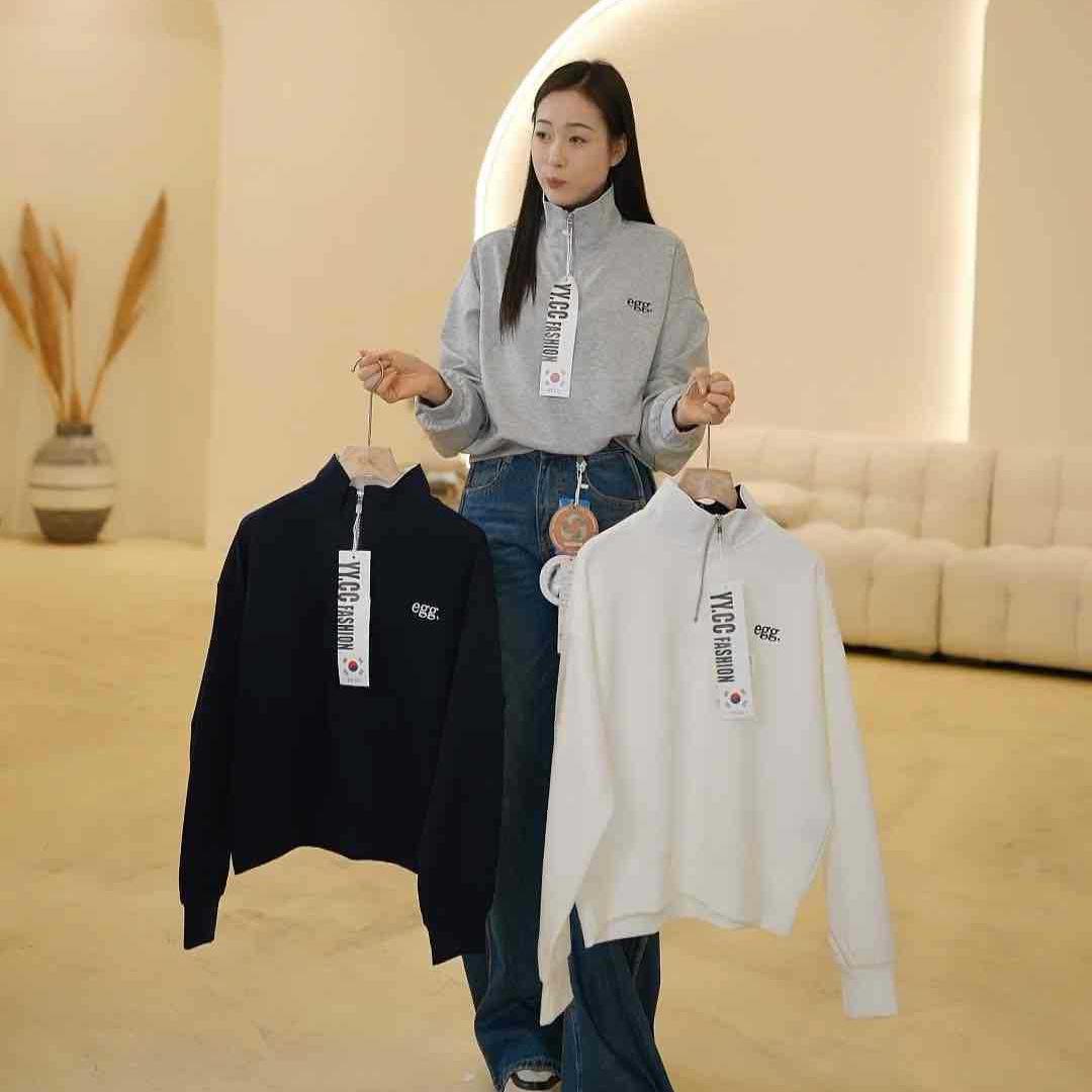 

Korean Style Casual Hoodie W - K0301-31 One Size темно-синий