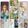 Cartoon Medicine Doctor Nurse Phone Case For Samsung Galaxy S24 S25 S23 S22 Ultra Note 10 20 Plus S20 S21 FE Cover