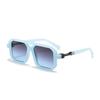 Xiaomi Retro Square Double Beam Sunglasses,Unisex European American Eyewear,Trendy Decorative Sunglasses UV400 Men Women Outdoor