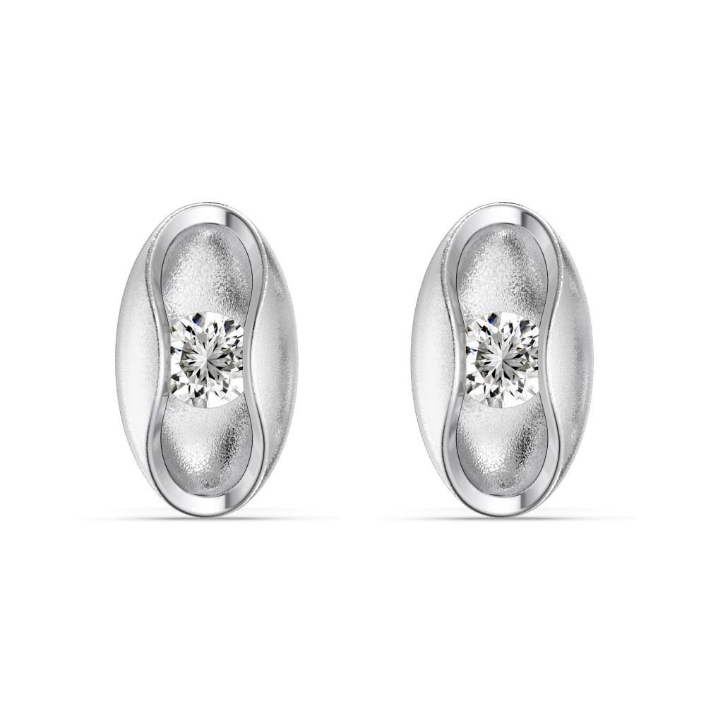 

Серьги из стерлингового серебра 925 пробы с персиковым цветом, луной, оленем и цирконами для женщин - Идеально для Рождества и на каждый день 925 Silver