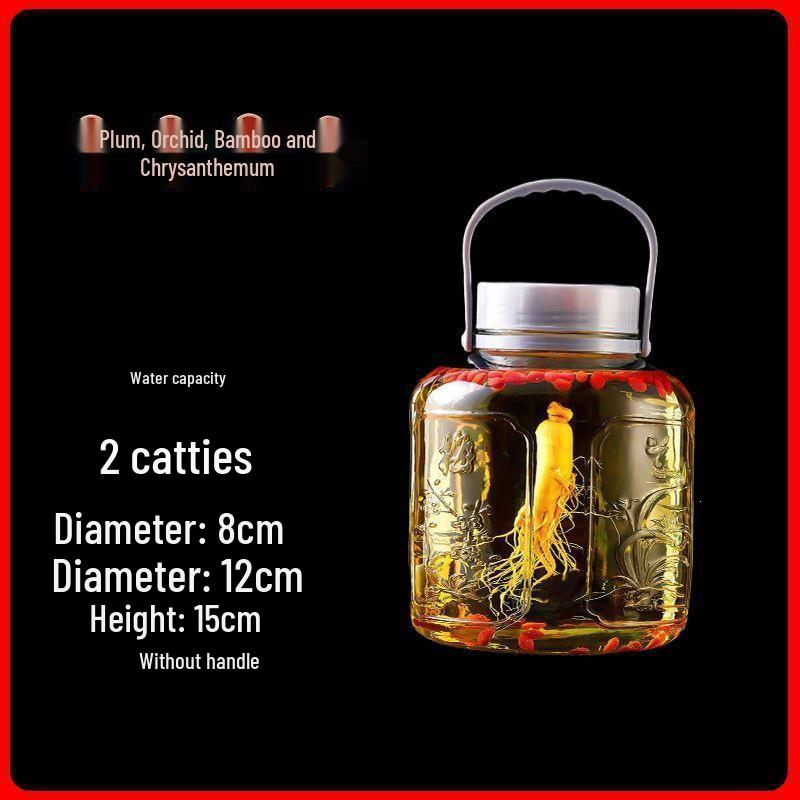 Pickled Egg and Salted Duck Egg Glass Jar, Kimchi and Vegetable Sealed Container